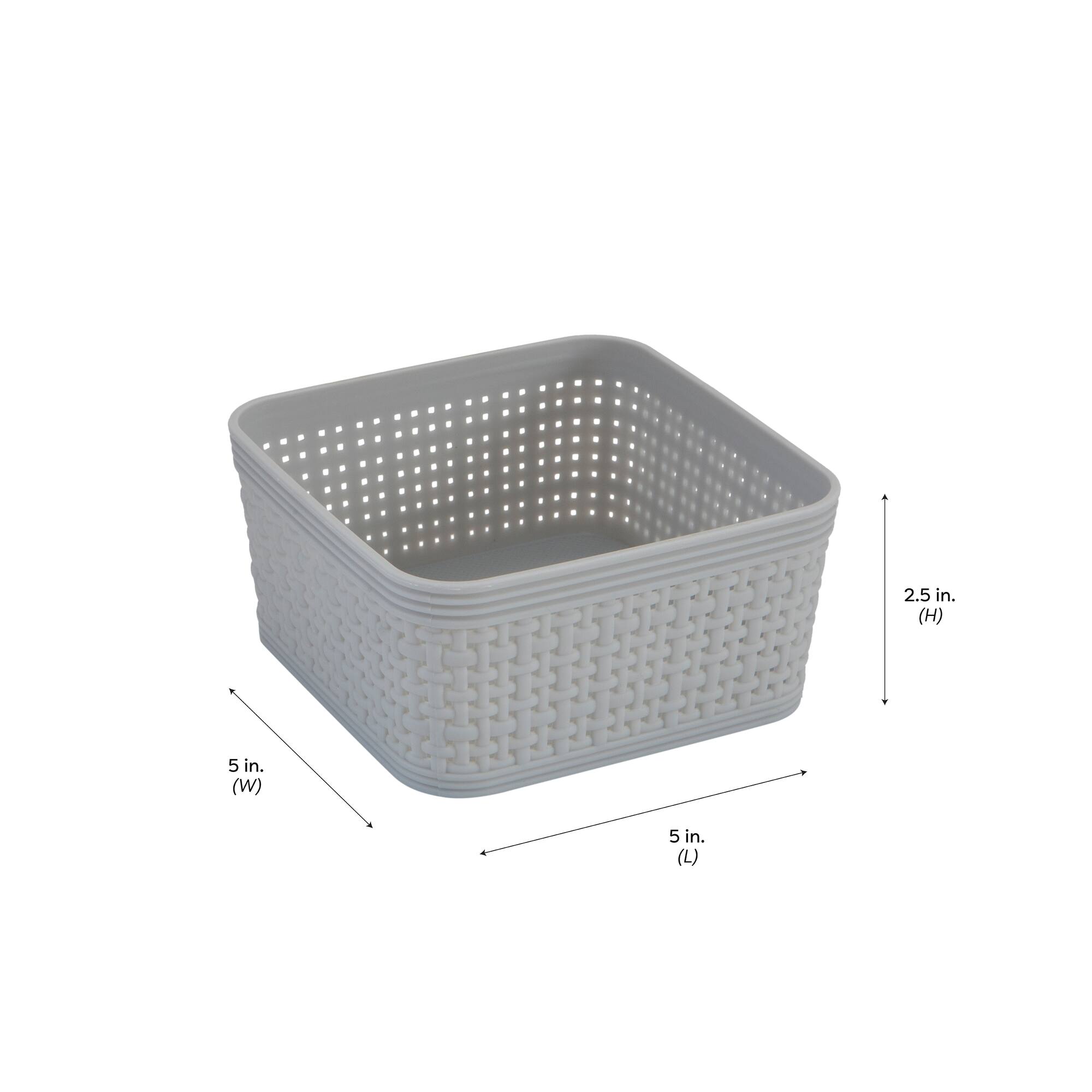Simplify Gray Plastic Organizing Set